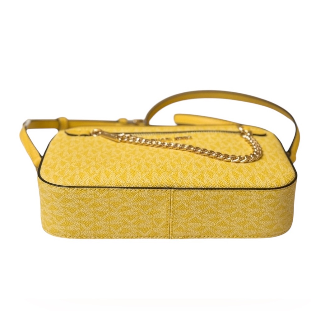 Michael Kors Jet Set Yellow Crossbody Bag - Picture 5 of 11